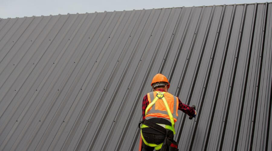 Professional metal roof installation services in Lamont, OK